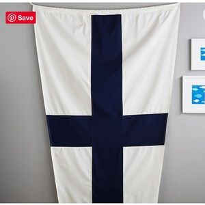 Pottery Barn Kids Oversized Nautical Flag